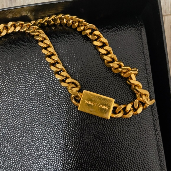 AUTHENTIC SAINT LAURENT KATE MEDIUM IN GRAIN BAG - Picture 8 of 11
